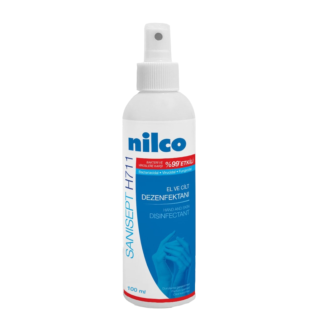 Nilco Sanisept-H 711 El ve Cilt Dezenfektanı 100ml Sprey