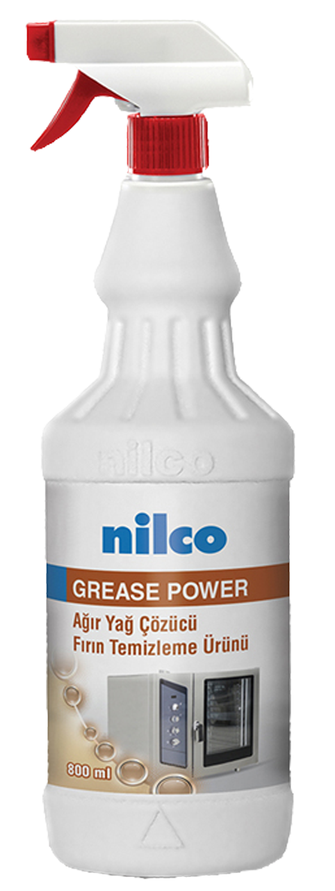Nilco Grease Power | Ağır Yağ Çözücü Fırın Temizleme Ürünü 800ml