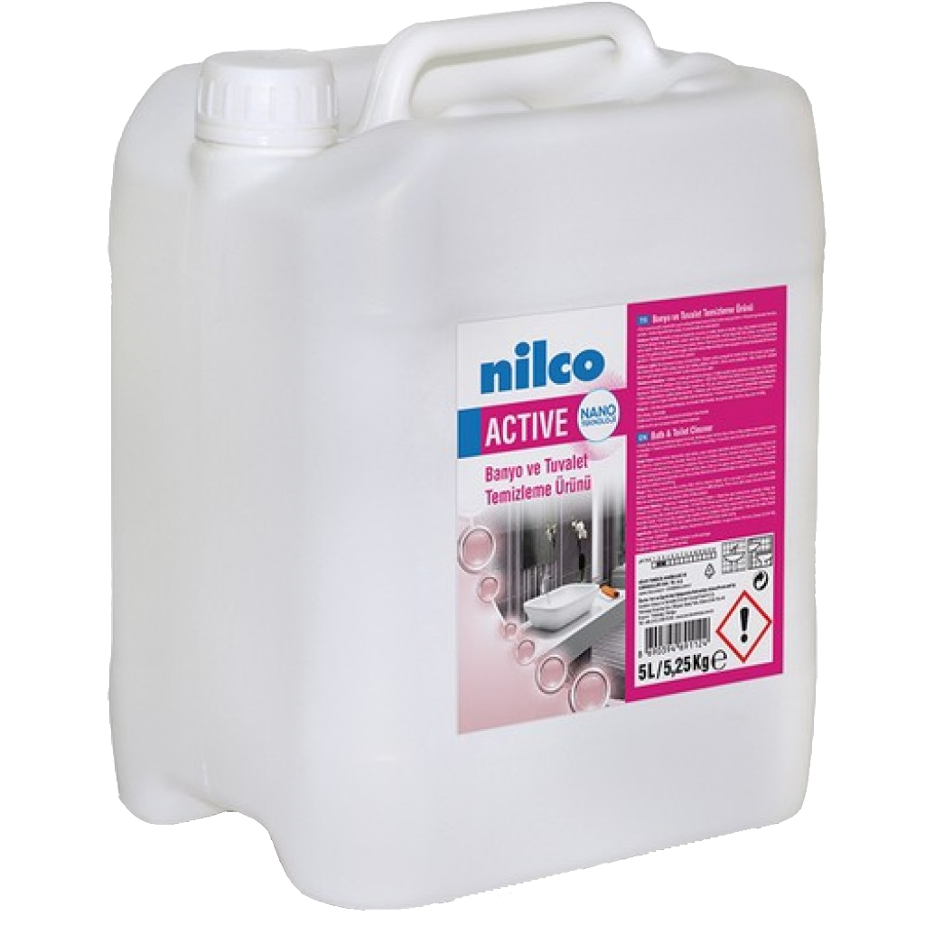 Nilco Active Banyo ve Armatür Temizlik Ürünü 5 L