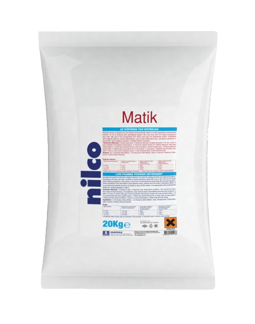 Nilco Matik Klasik Ağartıcısız Toz Deterjan 20Kg