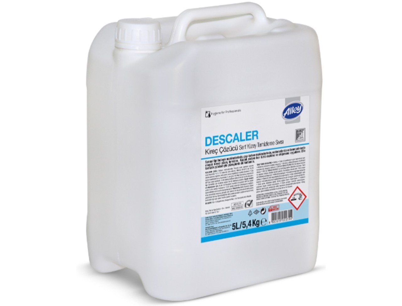Alley Descaler Kireç Çözücü ve Yüzey Temizleme Sıvısı 5L * 4 Adet