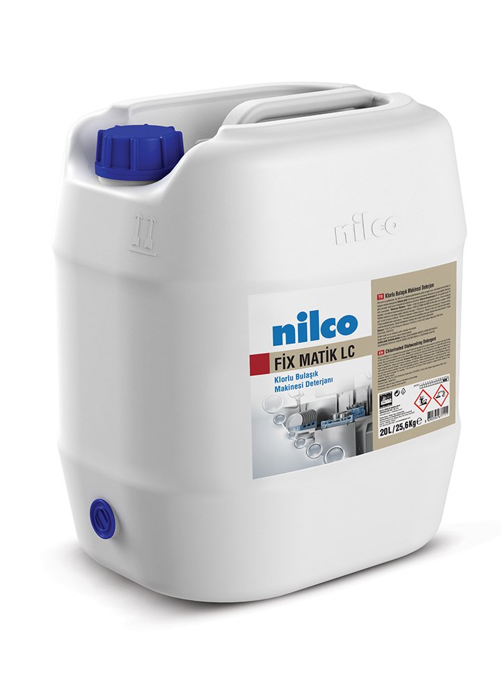Nilco Fix Matik LC Klorlu Bulaşık Makinesi Deterjanı 20 L